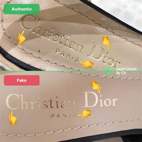 christian dior sandals real vs fake|dior dway authenticity.